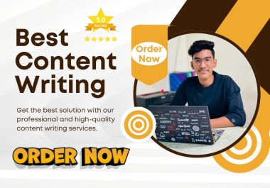 I will write best content writing for your website or blog