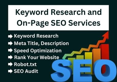 Professional Keyword Research and On-Page SEO Services to Boost Your Website Ranking