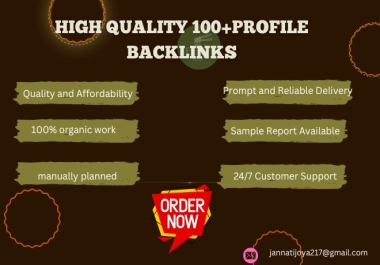 I Will Build 100+ high profile Backlinks to Skyrocket Your Site&rsquo s SEO fo google rankings