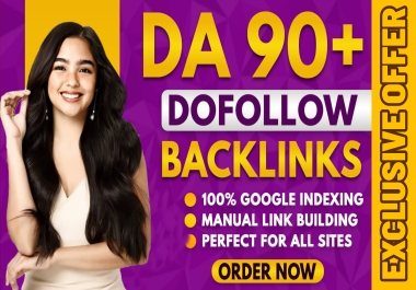 Powerful 20 backlinks dr 90+ from high authority manual linkbuilding