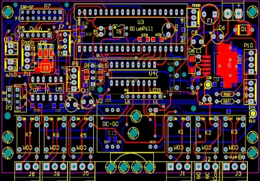 Designing 2 Layers PCB simply using Schematic