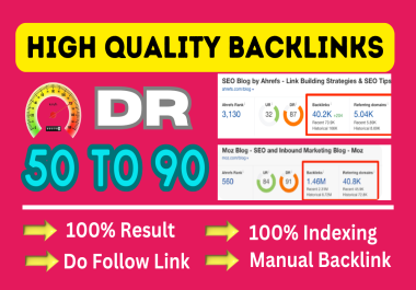 I will create dofollow high quality backlink off page SEO