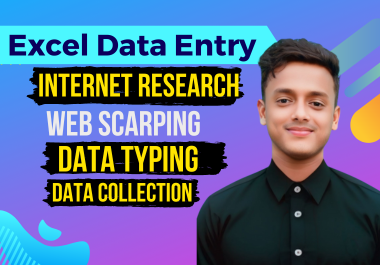  data entry data collection photo editing expert