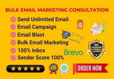 I will send bulk email marketing with html templates,  email campaigns,  email blast