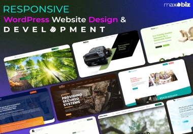 Comprehensive WordPress Website Services Design,  Redesign & SEO