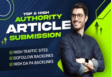 Get 50+ Quality Backlinks with Our Expert Article Submission Service