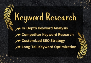 Expert SEO Keyword Research for High Ranking & Traffic Boost