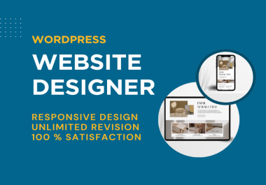 I will build WordPress Website for your business