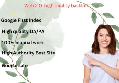 I will create high-quality web 2.0 backlinks for SEO success