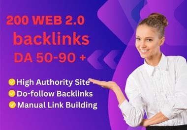 I will create 400 high da pa white hat web 2.0 dofollow SEO backlink