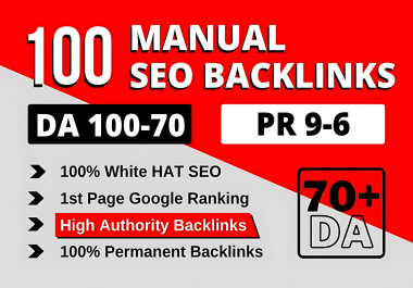 I will do 90 plus high DR PR 100 profile backlinks