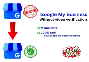 I will verify your google my business gmb profile with out video verification