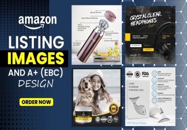 I will design 5 amazon product listing images, product infography