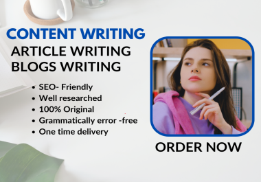 provide captivating writing services,  SEO articles,  creative content in 24h