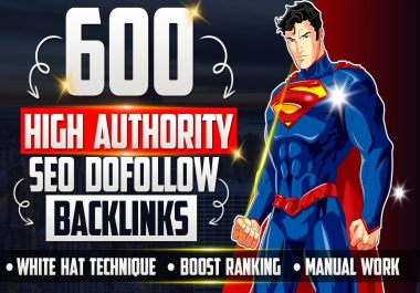 SKYROCKET create manually 600 mix dofollow SEO backlinks with white hat technique