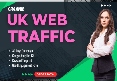 I will Drive 25,000 UK Web Traffic to your website for 30 days