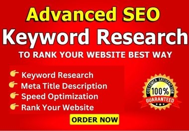 Professional Keyword Research for SEO Success Boost Your Rankings & Traffic