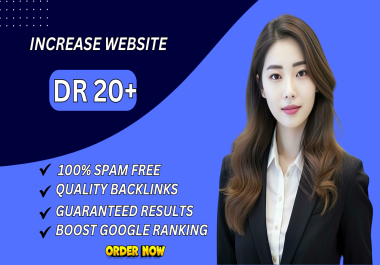  I will increase ahrefs domain rating 0 to 20+ using ahrefs