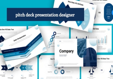 design stunning,amazing pitch deck