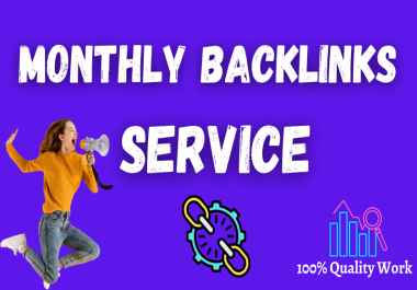 Monthly Off Page SEO Service With Permanent High DA Backlinks