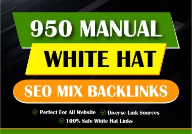 I will do off page SEO high quality white hat manual link building authority backlinks