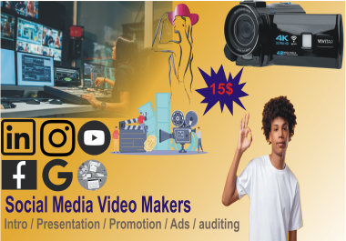 We are create magical social media videos with your script,  video creation maker