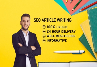 1000 words SEO optimized article writing and blog writing