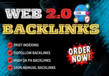 I will build 100 high-quality web 2.0 backlinks for powerful SEO