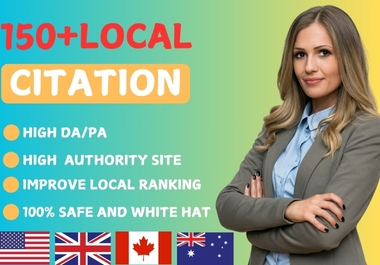 I will generate 150+ accurate local citations to increase your business visibility