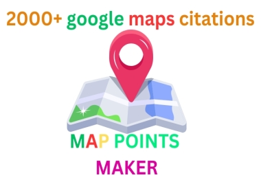 I will do 2000 google maps citations for local seo and gmb ranking