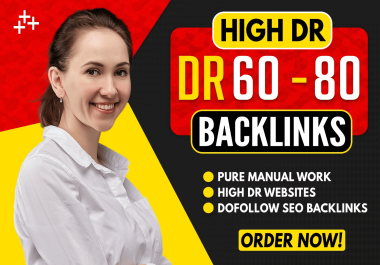 I will make 125 high domain rating dofollow backlinks