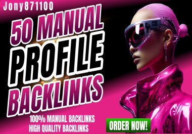 50 Premium Powerful High Quality Profile Backlinks Boost your website's