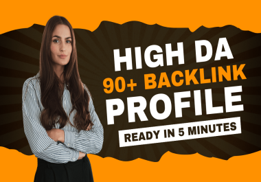 i will create 10 Profile Backlinks 90+ DA