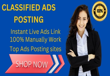 I Provide 10 classified ad posting in top sites worldwide Websites Ranking