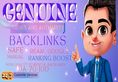 2200 DA 70- 100 Genuine Dofollow Contextual Backlinks Website Improve