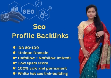 I will create 50 seo profile backlinks