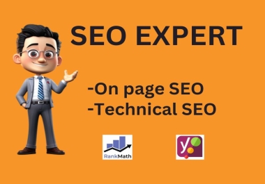 I do On page SEO and technical optimization for your website