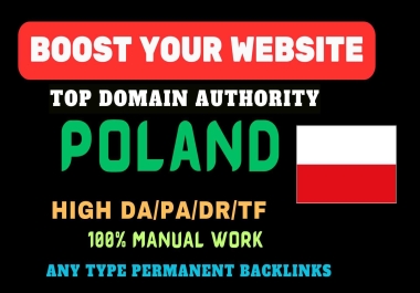 I will make 50 poland and polish backlinks service rank for google