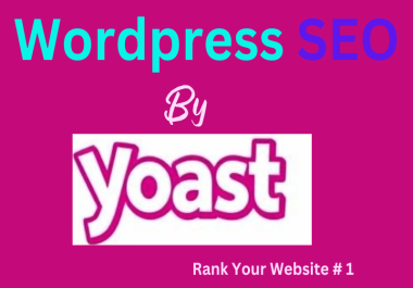 I will do wordpress onpage SEO with yoast,  and technical optimization