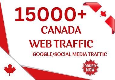 Daily keyword Target Social Media Referral Traffic from CANADA for 10 days