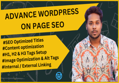 I will provide wordpress on page SEO services perfectly