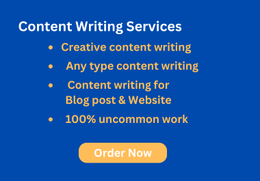 Thousand words of excellent content for blogs and websites in a day