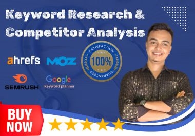 Dominate Search Rankings with Expert Keyword Research & Competitor Analysis!