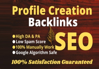 100 Powerful White hat SEO Dofollow Profile Backlinks for Website Ranking