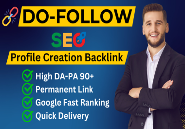 Powerful White hat SEO Dofollow Profile Backlinks for Website Ranking