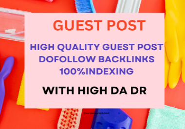 High Quality Guest Post To Improve Your Ranking