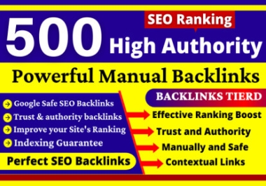 Backlinks high da 50 70 authority link building service for google ranking