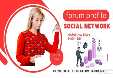 I will build 5000 forum profile and dofollow mix SEO backlinks