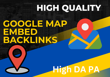 i will embed your google maps on 5000 high quality backlinks