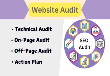 I will do technical seo audit, provide site audit report with action plan